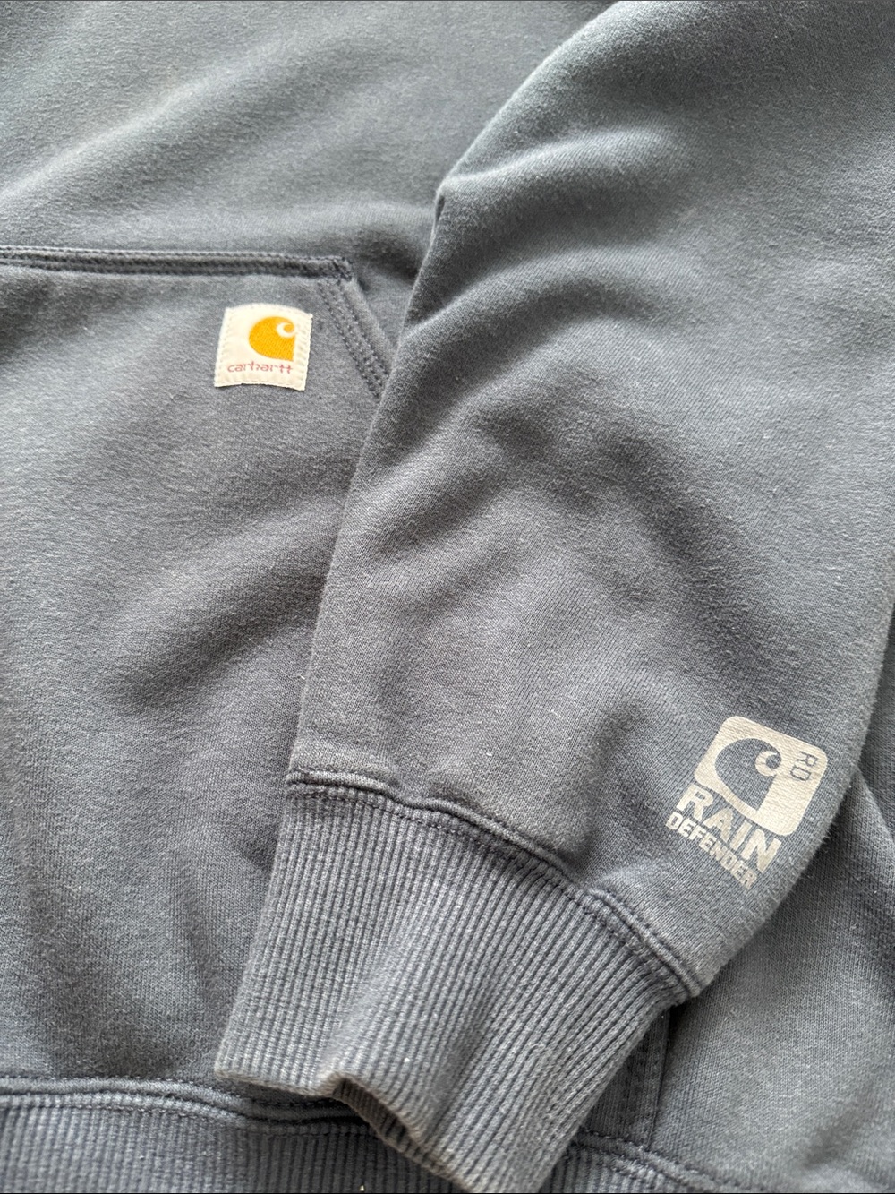 Carhartt Men's Pullover Hoodie in navy blue - Picture 2 of 4